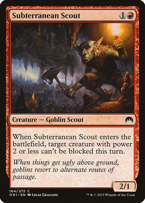 Subterranean Scout front