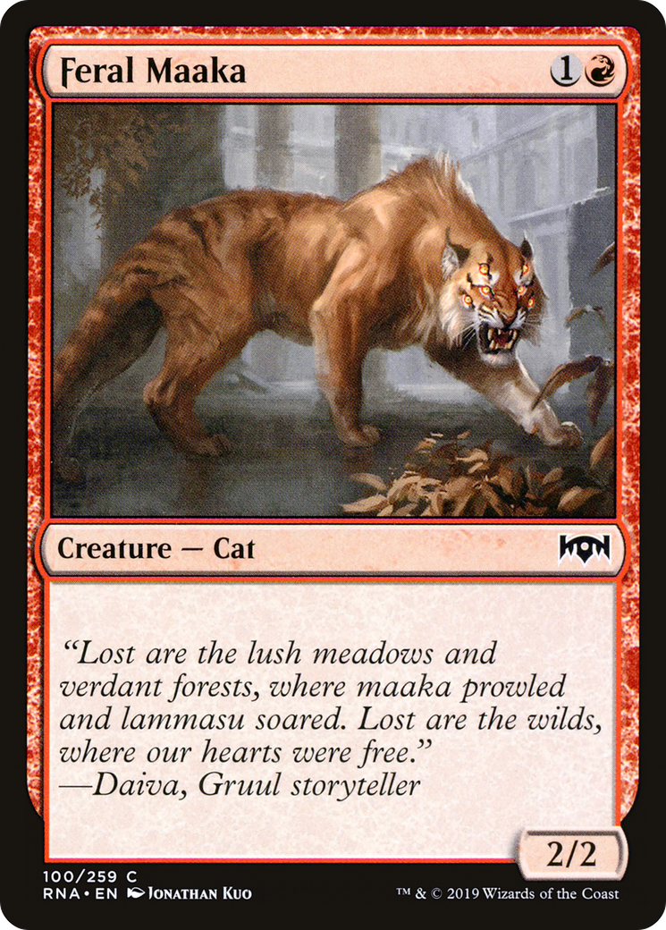 Feral Maaka (RNA) 100 - WZRD TCG