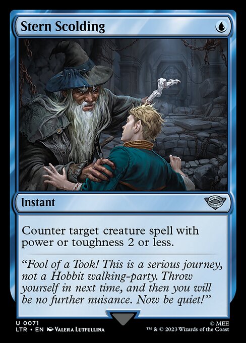 Stern Scolding front
