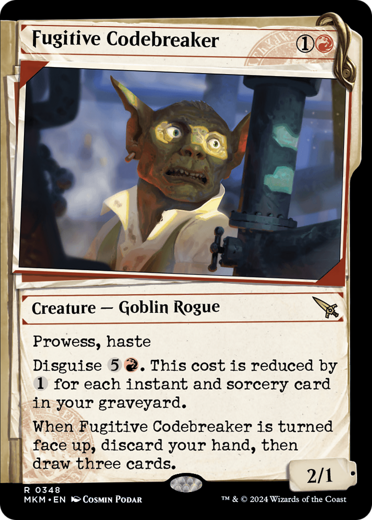 Fugitive Codebreaker (MKM) 348 - WZRD TCG