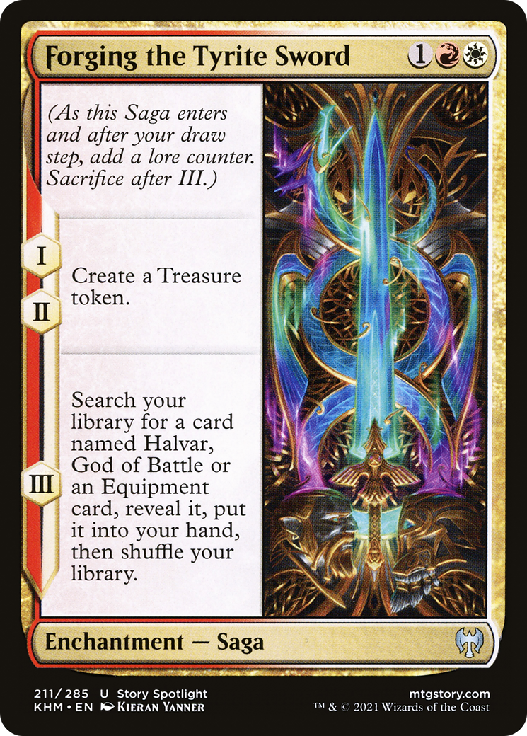 Forging the Tyrite Sword (KHM) 211 - WZRD TCG