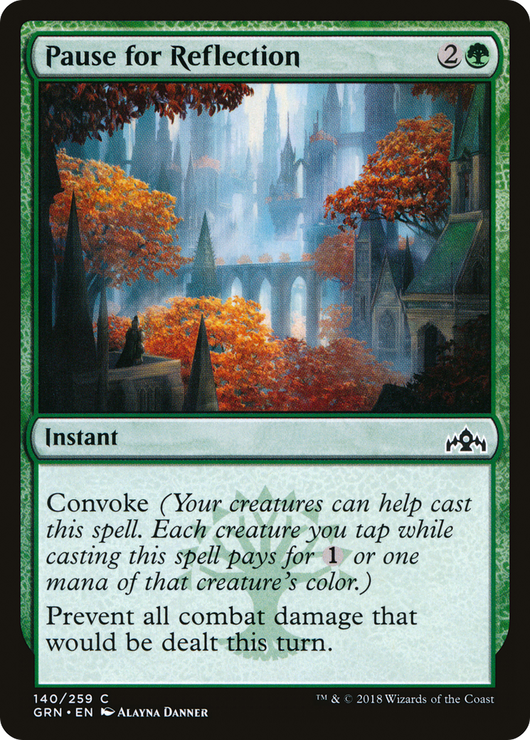 Pause for Reflection (GRN) 140 - WZRD TCG