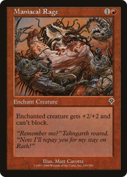 Maniacal Rage (INV) 155 - WZRD TCG