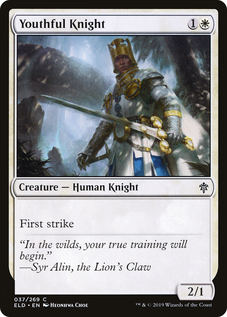 Youthful Knight (ELD) 37 - WZRD TCG