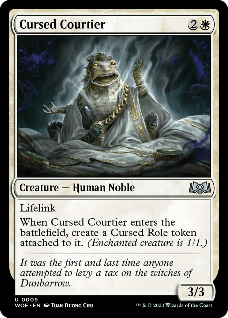 Cursed Courtier (WOE) 9 - WZRD TCG