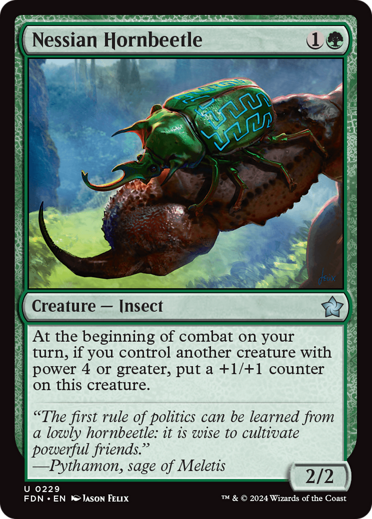 Nessian Hornbeetle (FDN) 229 - WZRD TCG