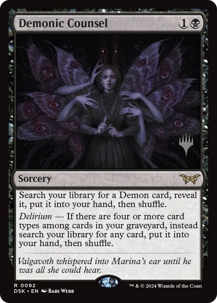 Demonic Counsel (PDSK) 92p