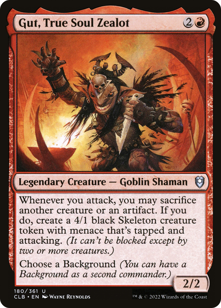 Gut, True Soul Zealot (CLB) 180