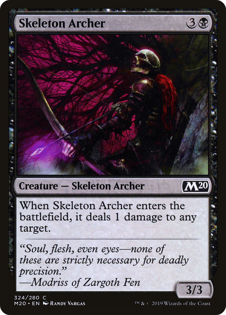 Skeleton Archer (M20) 324 - WZRD TCG