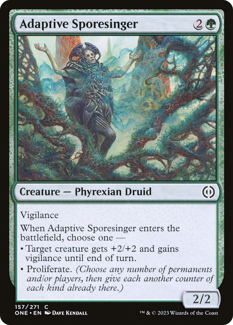 Adaptive Sporesinger (ONE) 157 - WZRD TCG