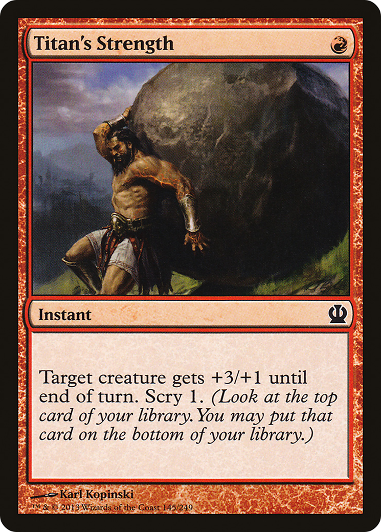 Titan's Strength (THS) 145 - WZRD TCG