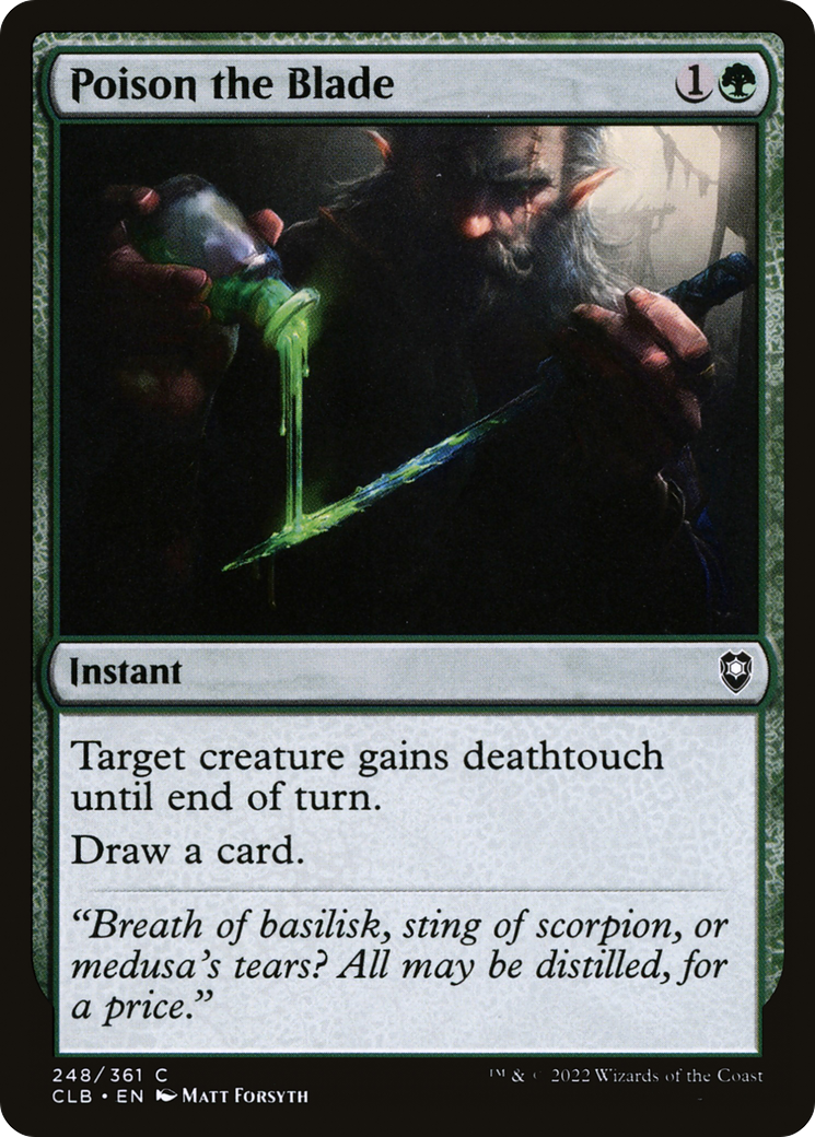 Poison the Blade (CLB) 248