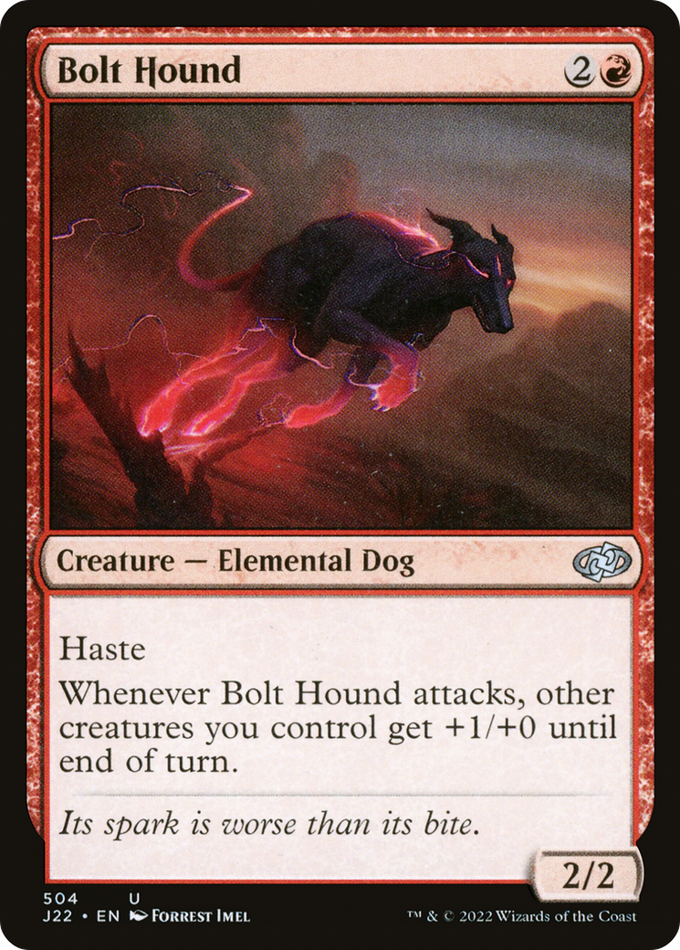 Bolt Hound (J22) 504 - WZRD TCG