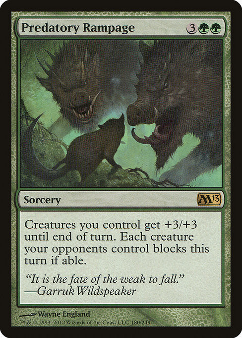 Predatory Rampage front