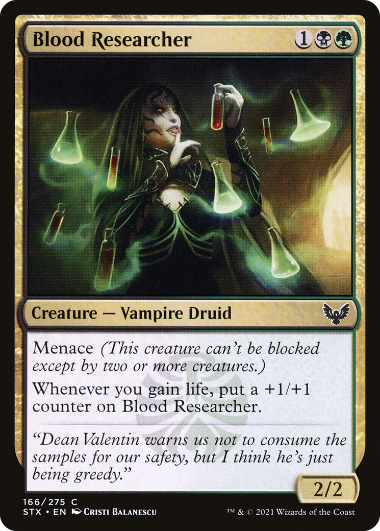 Blood Researcher (STX) 166 - WZRD TCG