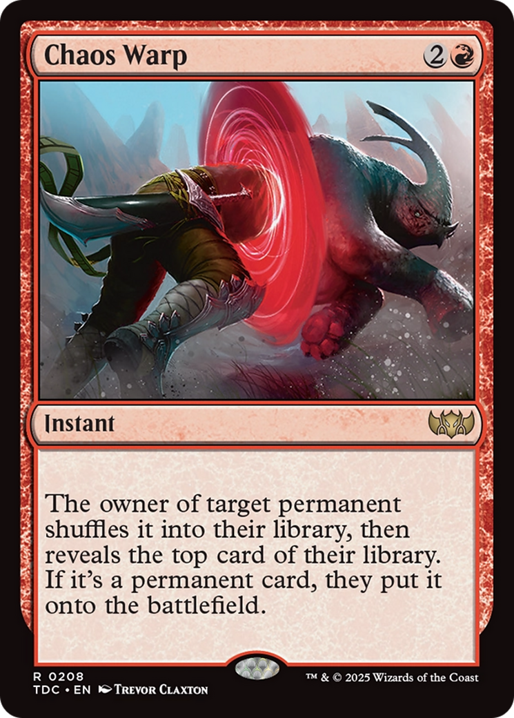 Chaos Warp (TDC) 208