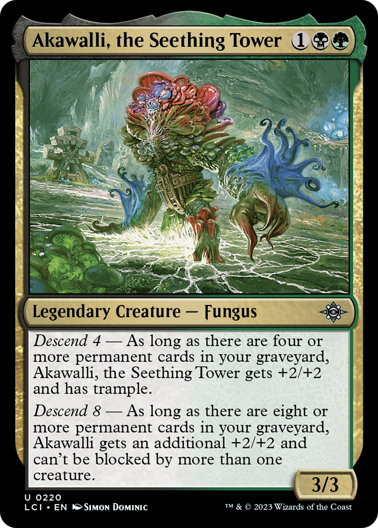 Akawalli, the Seething Tower (LCI) 220 - WZRD TCG