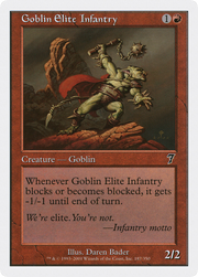 Goblin Elite Infantry (7ED) 187 - WZRD TCG
