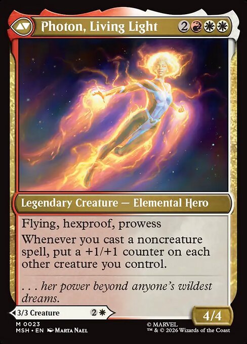 Monica Rambeau // Photon, Living Light (Back)