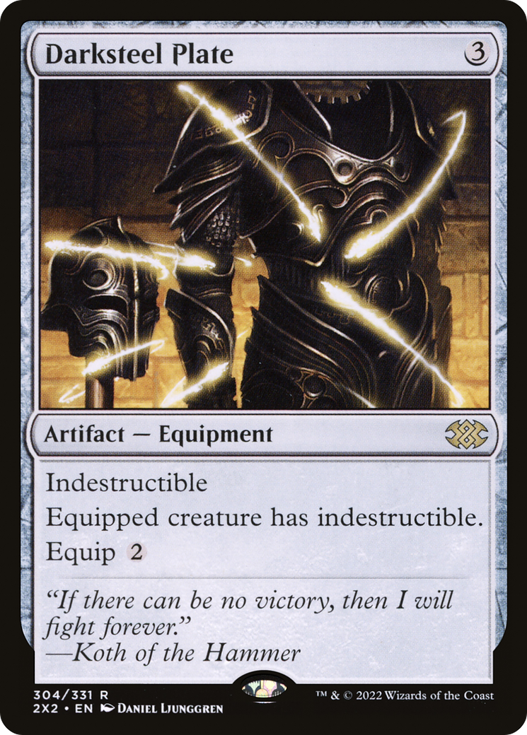 Darksteel Plate (2X2) 304