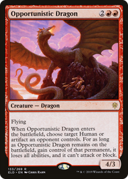 Opportunistic Dragon (ELD) 133 - WZRD TCG