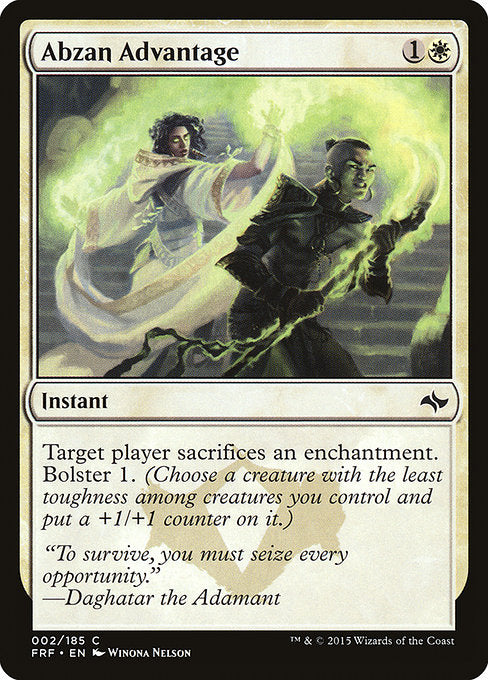 Abzan Advantage front