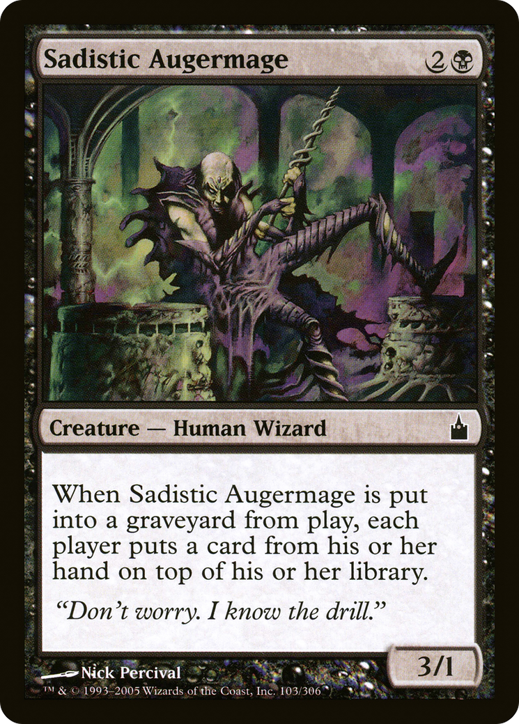Sadistic Augermage (RAV) 103 - WZRD TCG