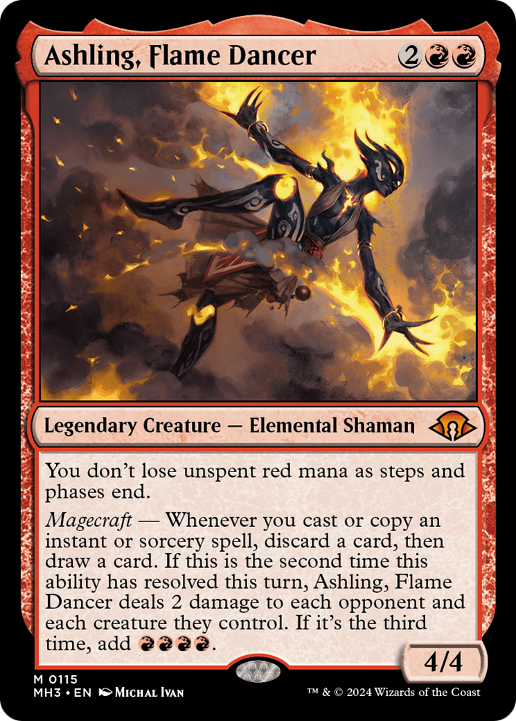 Ashling, Flame Dancer (MH3) 115 - WZRD TCG