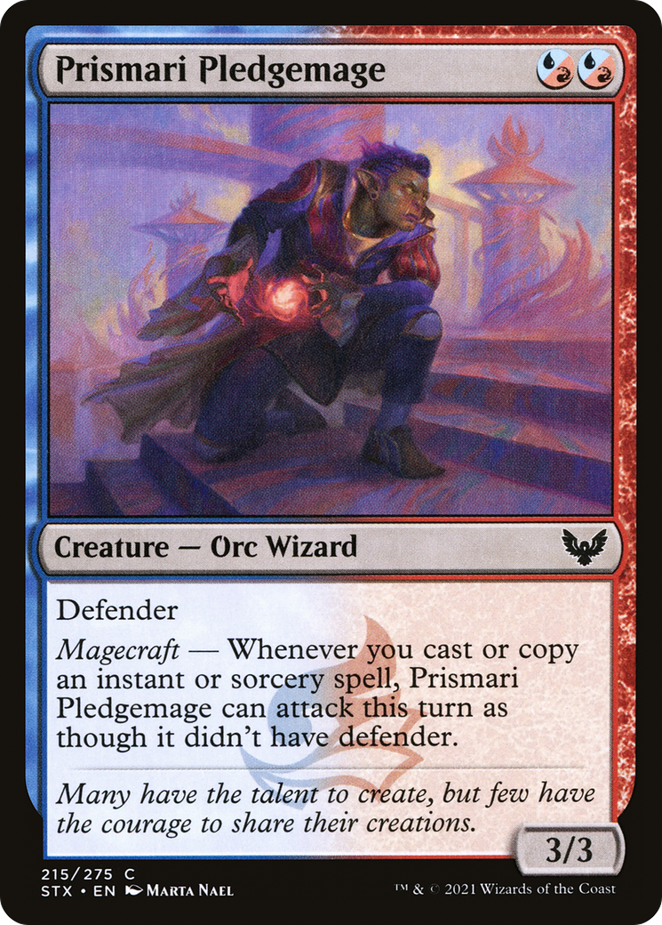 Prismari Pledgemage (STX) 215 - WZRD TCG