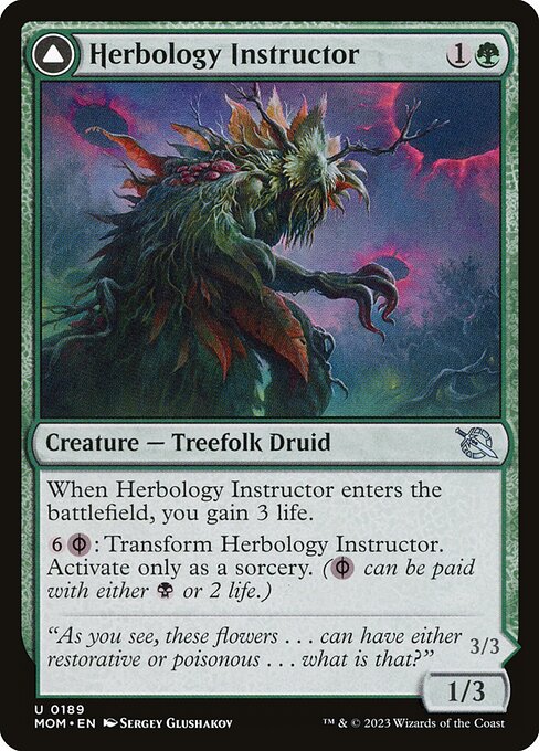 Herbology Instructor // Malady Invoker (March of the Machine 189) - WZRD TCG