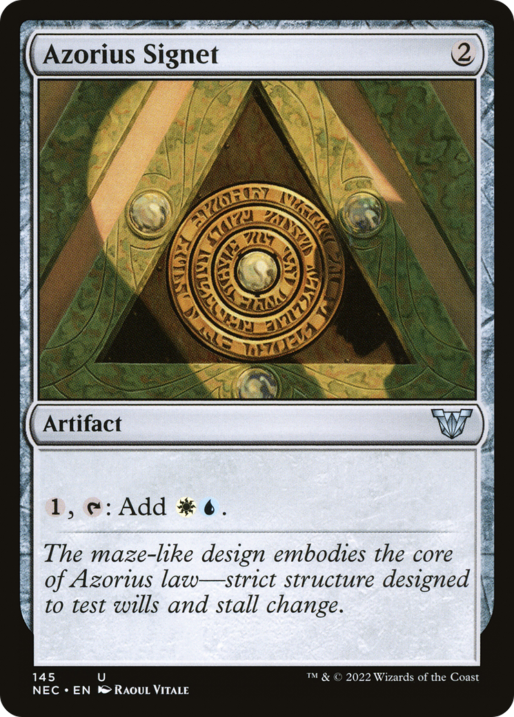 Azorius Signet (NEC) 145 - WZRD TCG