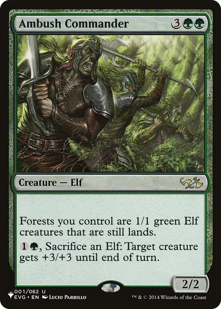 Ambush Commander (PLST) EVG-1 - WZRD TCG