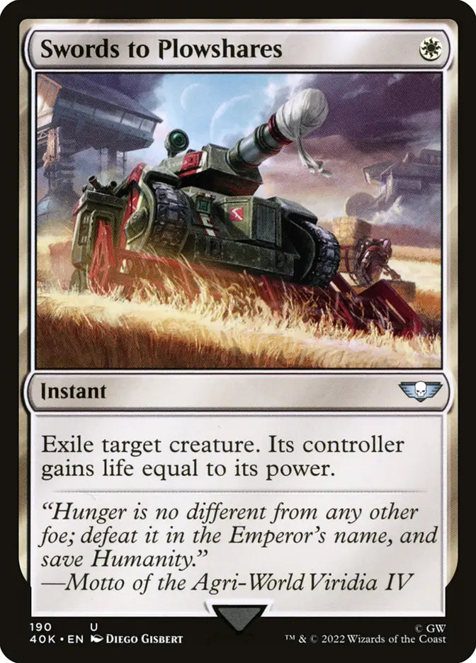 Swords to Plowshares (40K) 190