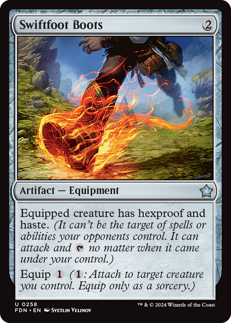 Swiftfoot Boots (FDN) 258 - WZRD TCG