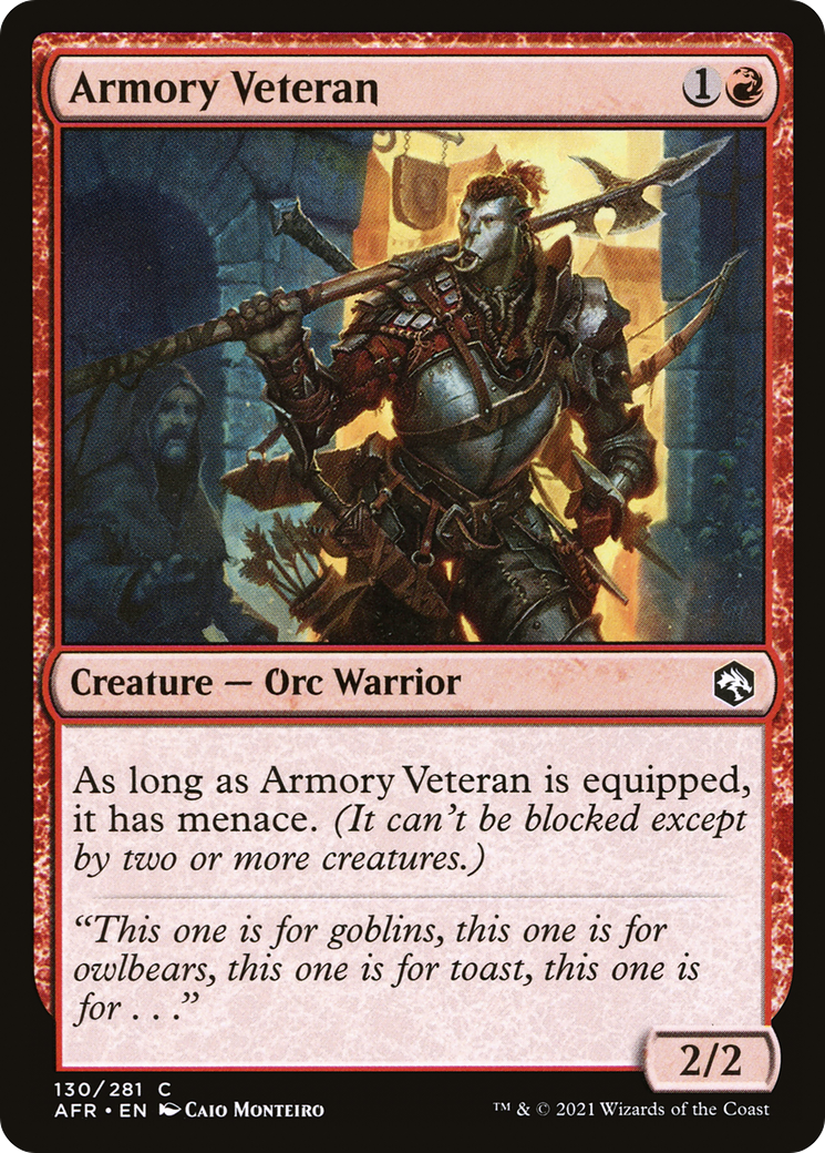 Armory Veteran (AFR) 130 - WZRD TCG