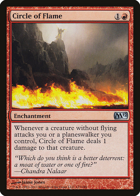 Circle of Flame front