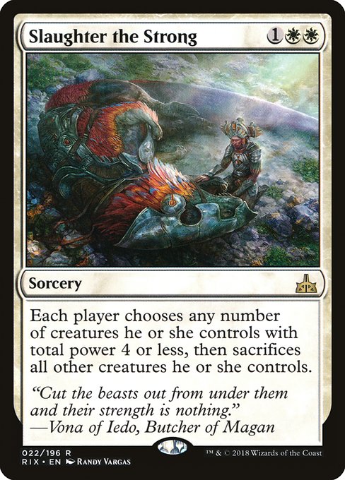 Slaughter the Strong front