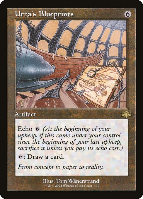 Urza's Blueprints front
