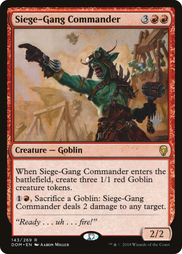 Siege-Gang Commander (PDOM) 143p