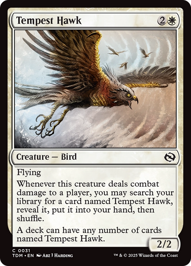 Tempest Hawk (TDM) 31 - WZRD TCG