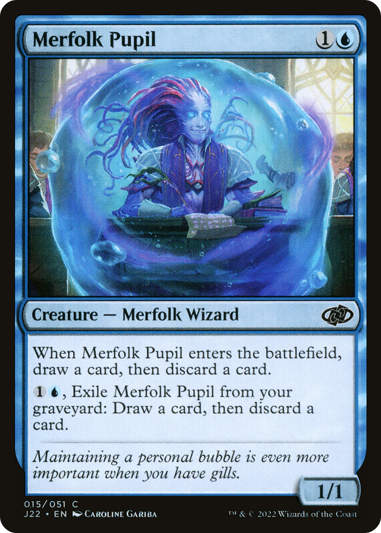 Merfolk Pupil (J22) 15 - WZRD TCG