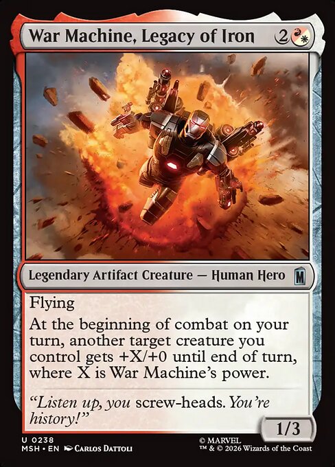 War Machine, Legacy of Iron