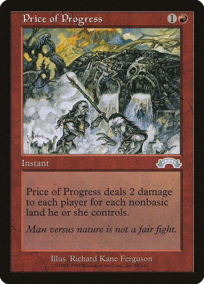 Price of Progress,, 95, Lightly Played, Normal