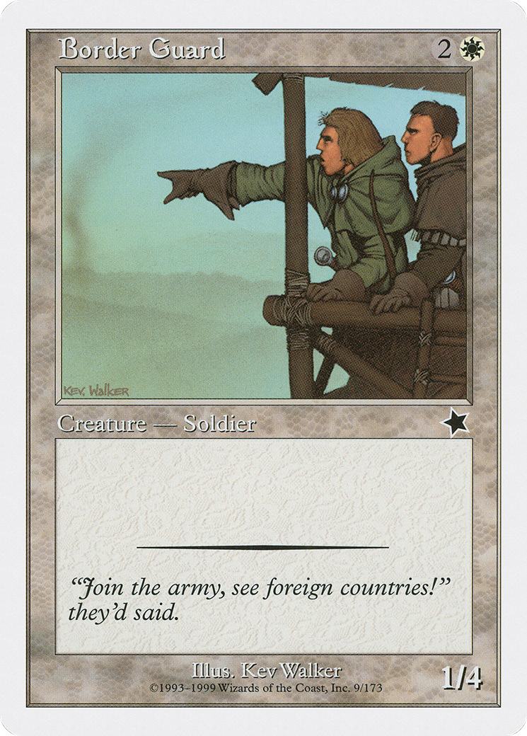 Border Guard (S99) 9 - WZRD TCG