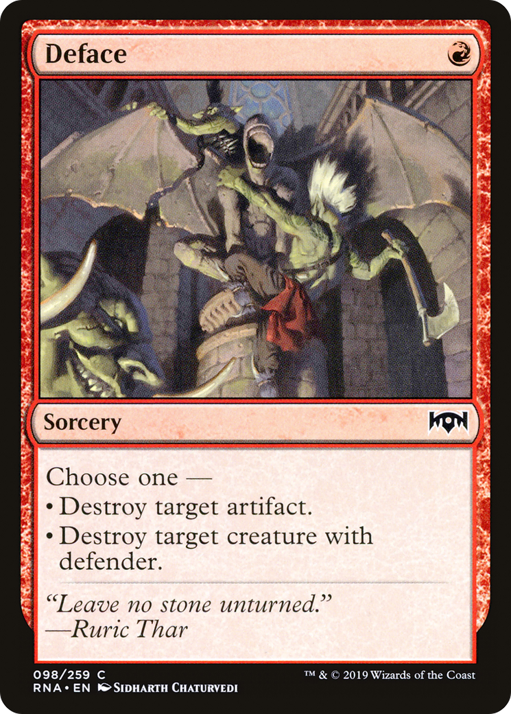 Deface (RNA) 98 - WZRD TCG