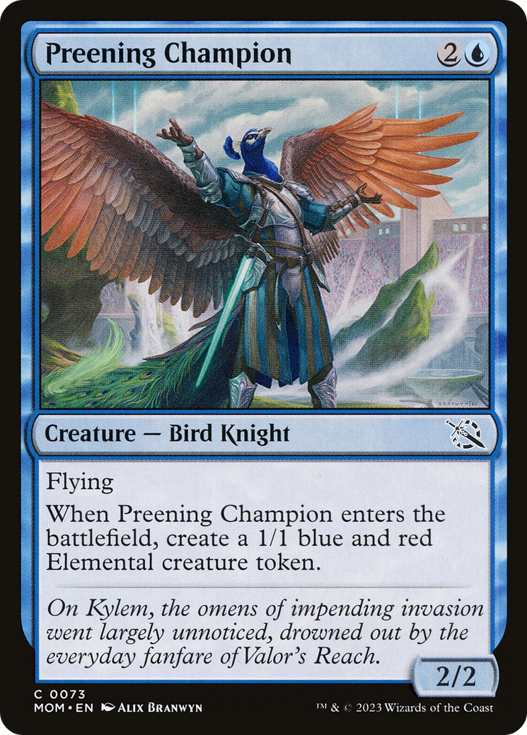 Preening Champion (MOM) 73 - WZRD TCG