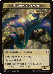 Reliquary Dragon Token // Dragon (TTDM) 15 - WZRD TCG