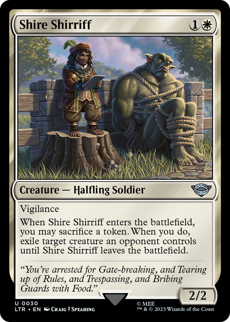 Shire Shirriff (LTR) 30 - WZRD TCG