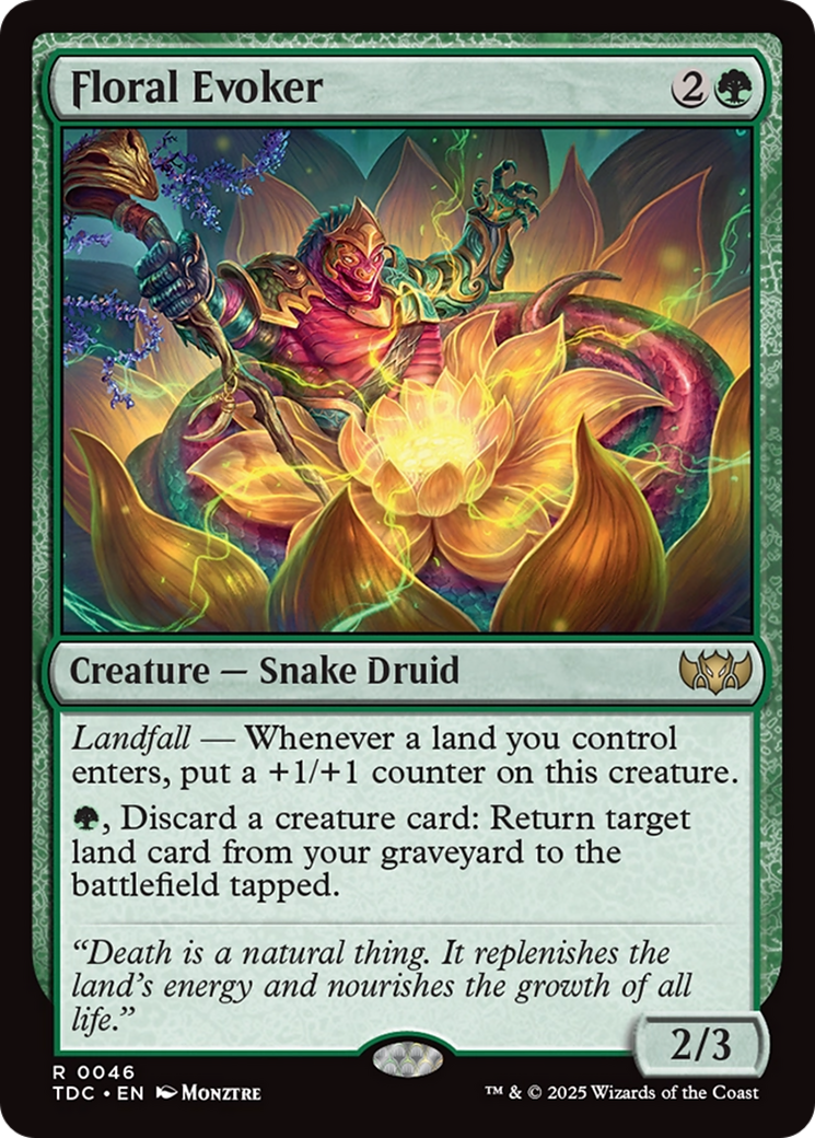 Floral Evoker (TDC) 46 - WZRD TCG
