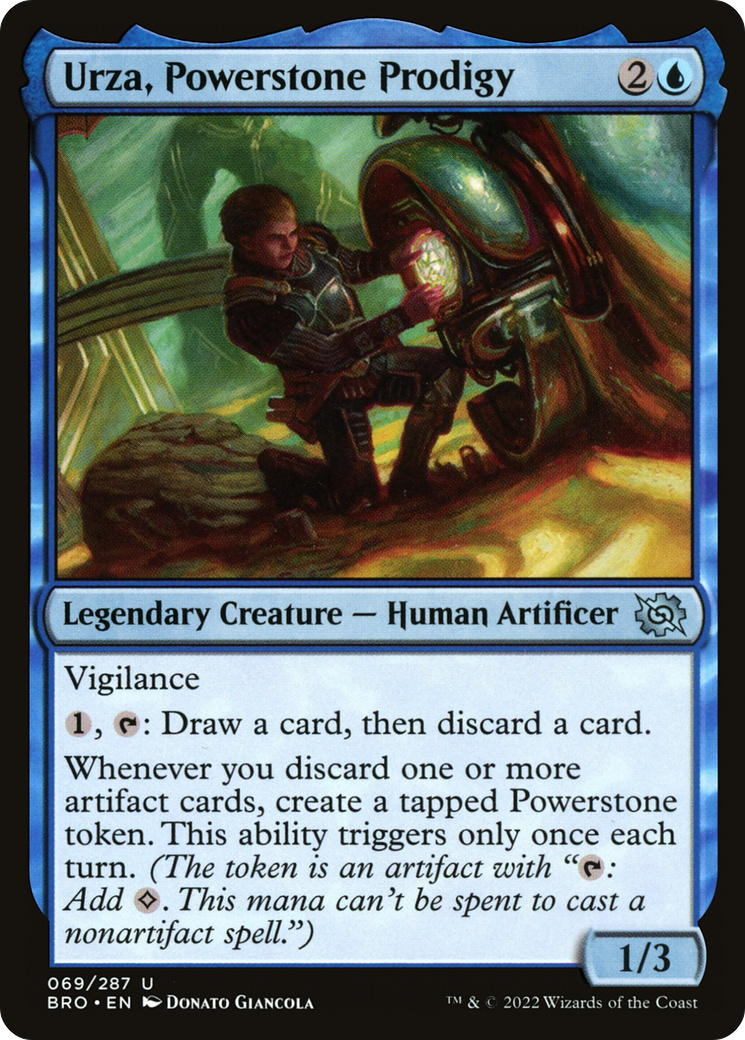 Urza, Powerstone Prodigy (BRO) 69 - WZRD TCG